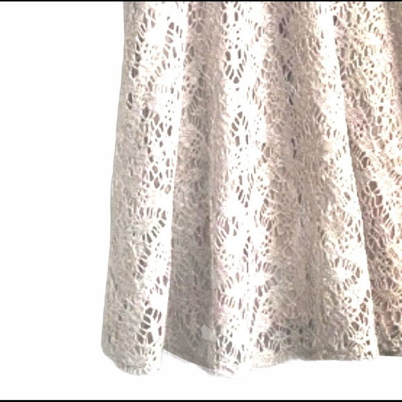 🍀 London Times Crochet Dress. Sz 8 - Picture 4 of 14